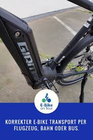 Wie Kann Ich Mein E Bike Mit Bus Bahn Oder Flugzeug Transportieren Ebike Pedelec Bicycle E Bike Bus Pedelec