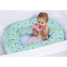 For easy baby baths when you're away from home, an inflatable baby bathtub is a big help. Leachco Bath N Bumper Cushioned Bathtub Frog Pond Baby Bath Tub Baby Bath Bathtub Toddler Bath Bath Safety Baby Baby Bath Toddler Bath Baby Bath Tub