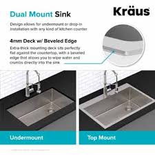 We did not find results for: Standart Pro Drop In Topmount 16 Gauge Single Bowl Stainless Steel Kitchen Sink By Kraus Kitchensource Com