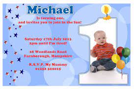 Everyone wants to come around and give the young baby best of their wishes for his life ahead. Collection Of Thousands Of Free Birthday Party Invitation Template Birthday Party Invitation Wording First Birthday Invitations 1st Birthday Invitation Wording