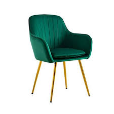 Dining Chair Sturdy Metal Legs Soft Velvet Cushions Upholstered Removable And Washable Kitchen Chairs Kitchen Chair Cushions Velvet Cushions Living Room Chairs