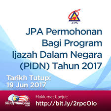 Berikut adalah butiran permohonan biasiswa jpa 2017. Study In Malaysia On Twitter Mohon Sekarang Jpa Permohonan Bagi Program Ijazah Dalam Negara Pidn Tahun 2017 Biasiswa Scholarship Jpn Https T Co G2rlwuuqy5 Https T Co Qddi9yo96m