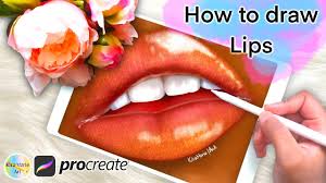 We will start by creating the outline or contour of the character. How To Draw Realistic Lips Full Tutorial Procreate Ipad Pro Youtube