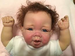 Reborn Elly Knoops "EVY" Vinyl Doll By Patricia Jarrard Artist 19" Newborn 