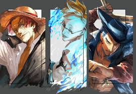 Let's take things step by step. Marco Dracule Mihawk And Shanks One Piece Drawn By Nisir0 Danbooru