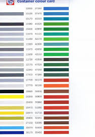 10 Color Cards Hempel Enamel Paint Colour Chart