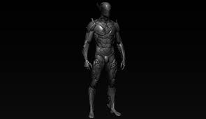 Sci Fi Character 02 3d Model Obj Ztl 5 3d Model Model Sci Fi Characters