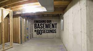 However, the meaning of finished or unfinished in this article is regarding the workmanship of the ceiling of the basement with some materials as gypsum versus the option of letting the open joist visible. Basement Reno Timelapse Unfinished To Finished In 60 Seconds Twistedsifter