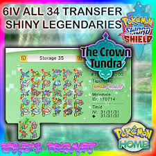We did not find results for: Pokemon Sword And Shield Crown Tundra Dlc All 34 New 6iv Shiny Legends Transfer Ebay