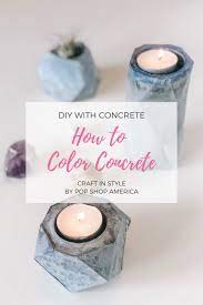 There are many ways on how to color concrete crafts. How To Color Concrete