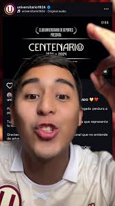 Salgo en el video oficial de la U por su centenario