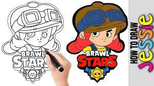 Holiday skins are only available for a limited time, so if. Brawl Stars Coloring Pages Jessie Coloring And Drawing