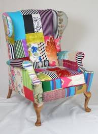 Kelly Swallow Patchwork Armchair Patchwork Armchair Funky Armchairs Funky Chairs