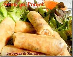 Nems Au Poulet Les Joyaux De Sherazade Recette Recette Nems Recettes De Cuisine Nems