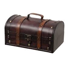 Details About Set Of 2 Brown Vintage Decorative Suitcase With Straps Nesting Trunks Decorative Boxes Decor Wedding Decorations