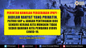 Maybe you would like to learn more about one of these? Jangan Risikokan Diri Dan Keluarga Anda Dengan Jangkitan Covid 19 Pastikan Anda Tidak Mementingkan Diri Dan Patuhi Perintah Kawalan Pergerakan Pkp Dalam Tempoh 12 Mei 2021 Sehingga 7 Jun 2021 Jabatan Penerangan Malaysia