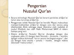 Arti malam nuzulul quran yang jatuh setiap 17 ramadhan berikut doa yang bisa diamalkan malam ini halaman all. Nuzulul Qur An Dan Qadifikasi Al Qur An Ppt Download