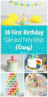 Turn a basic cake into a treat worthy of a celebration with some buttercream frosting, a cookie cutter, and a few creative details. 1st Birthday Cake Ideas 1st Birthday Ideas