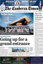 Logo design services in canberra. Canberra Times On Twitter Today S Front Page With Sally Pryor Blockadutton And Megandohertyct