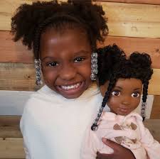 There are diy methods to give any doll naturally curly hair. Curl Power Meet The Natural Haired Doll Inspiring Young Black Girls Gma