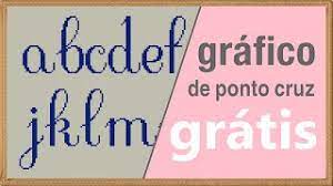 O esquema alfabeto de abelha em ponto cruz para bordar tem as letras na cor amarela e e preta. Grafico De Ponto Cruz Alfabeto Cursivo E Elegante Youtube