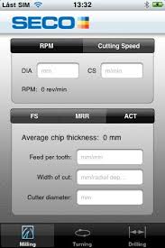 Seco Tools Assistant Mobile App For Cnc Machinist Helman Cnc