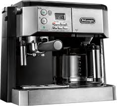 Customer Reviews De Longhi 10 Cup Coffee Maker And Espresso Maker With 15 Bars Of Pressure Stainless Steel Bco430 Best Buy