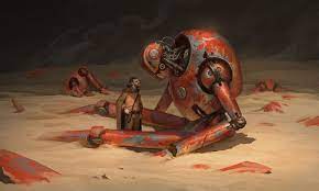 Artstation Broken Robot Denis Zhbankov In 2021 Robot Art Robots Concept Robot Concept Art