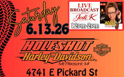 LIVE BROADCAST AT HOLESHOT HARLEY-DAVIDSON