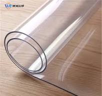 غطاء طاولة شفاف مرن من PVC بلاستيك ناعم، واقي طاولة مخصص ...