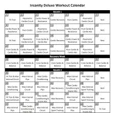 Calendar Insanity Workout Pdf Sport1stfuture Org