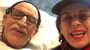 I brought the party to my dying father's hospital room