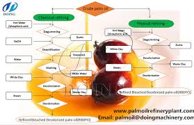 Flow Chart For Physical Refining And Chemical Refining Of