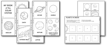 The dwarf planet pluto art is colorful in reds, pinks and gold colors, making it gender neutral for kids room decor. Solar System Printables And Lesson Pack For Preschoolers My Preschool Plan