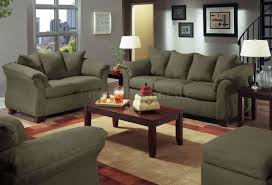 Olive Microfiber Modern Sofa Loveseat Set W Optional Items Green Sofa Living Room Sofa And Loveseat Set Living Room Green