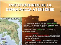 Constitucionalismo ateniense esta entrada es, por un lado, un ejemplo importante del uso de casos historia de la democracia en el año 507 a.c., el líder ateniense clemente introdujo un sistema de. Instituciones De La Democracia Ateniense