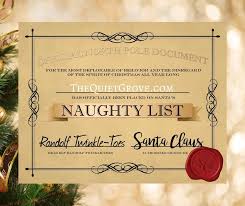 Download, fill in and print santa's official nice list certificate template pdf online here for free. Free Printable Naughty And Nice List Certificates The Quiet Grove
