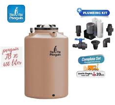 Harga tandon air merk penguin. Jual Tangki Air Penguin Tb 70 Warna Cream 650 Liter Gratis Kirim Lengkap Dengan Plumbing Kit Terbaru Juni 2021 Blibli