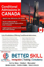 Betterskill Immigration And Training Consultant In Dharamkot In 2020 Lakehead University Georgian College English Today
