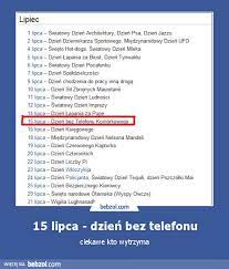 About press copyright contact us creators advertise developers terms privacy policy & safety how youtube works test new features press copyright contact us creators. 15 Lipca Dzien Bez Telefonu Bebzol Com