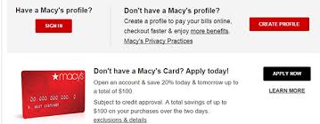 American express is a federally registered service mark of american express and is used by department stores national bank pursuant to a license. Www Macys Com Mymacyscard Macy S Card Online Portal