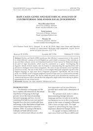 The difficulty with this is that although there may be some cases functions of the familythe functions a family provides to both an individual and society cannot be summed up conclusively but we shall attempt to. Pdf Rape Cases Genre And Rhetorical Analysis Of Controversial Malaysian Legal Judgements