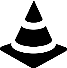 Glossy illustration showing traffic and construction cones in different colors. Obstacle Traffic Cone Icon Png Clipart Full Size Clipart 5537918 Pinclipart