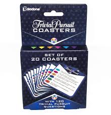 214 administrator tue, sep 7, 2021 general knowledge 3 23106. Paladone Trivial Pursuit Question Card Coasters 20 Drink Coasters With Questions 120 Trivia Questions Answers 6 Classic Trivial Pursuit Categories Party Drink Games Buy Online In Bulgaria At Desertcart 52709974