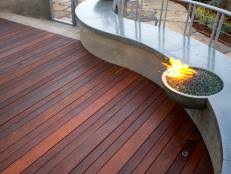 The fire casts a gorgeous glow in the center of a table that leaves enough room around the edges for drinks and snacks. How To Build A Gas Fire Pit Hgtv