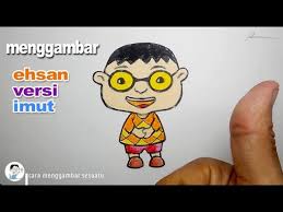 Demikian sajian kami, semoga bermanfaat dan salam mewarnai gambar sambil belajar. Cara Menggambar Ehsan Teman Upin Ipin Versi Imut Youtube