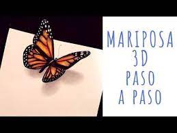 Como Hacer Un Dibujo En 3d Paso A Paso Youtube Como Hacer Dibujos Dibujos 3d Como Pintar Mariposas