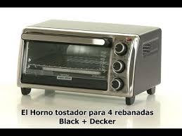 Black And Decker Toaster Oven Manual To1303sb Black Decker To1303sb Horno Con Tecnologia Even Toast Youtube