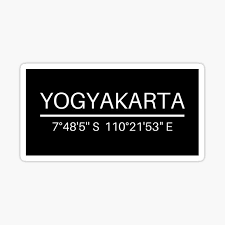 Lokasi tugu jogja sangat mudah diakses oleh para wisatawan, karena letaknya yang terletak di pusat kota yogyakarta. Yogyakarta Stickers Redbubble