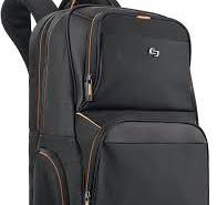 Mochila para portátil Solo de 17,3 pulgadas, Negro -, Mochila para laptop  de uso diario